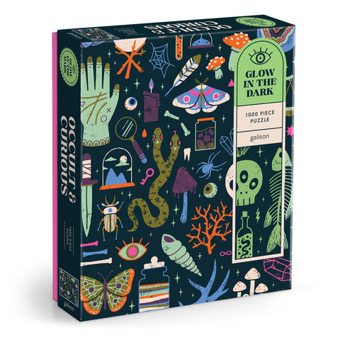 GALISON  Occult and Curious 1000 Piece Glow in the Dark Puzzle
