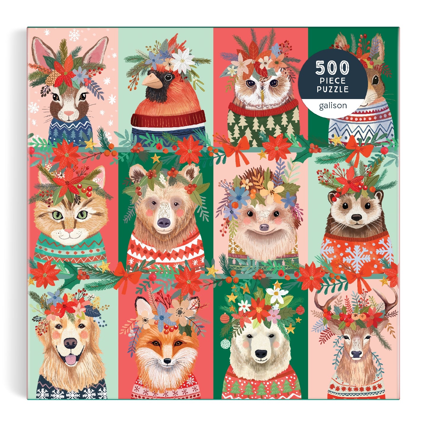 GALISON Furry And Bright 500 Piece Puzzle