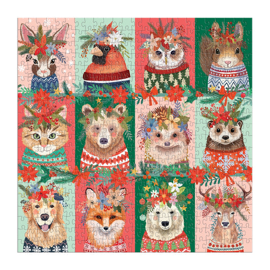GALISON Furry And Bright 500 Piece Puzzle