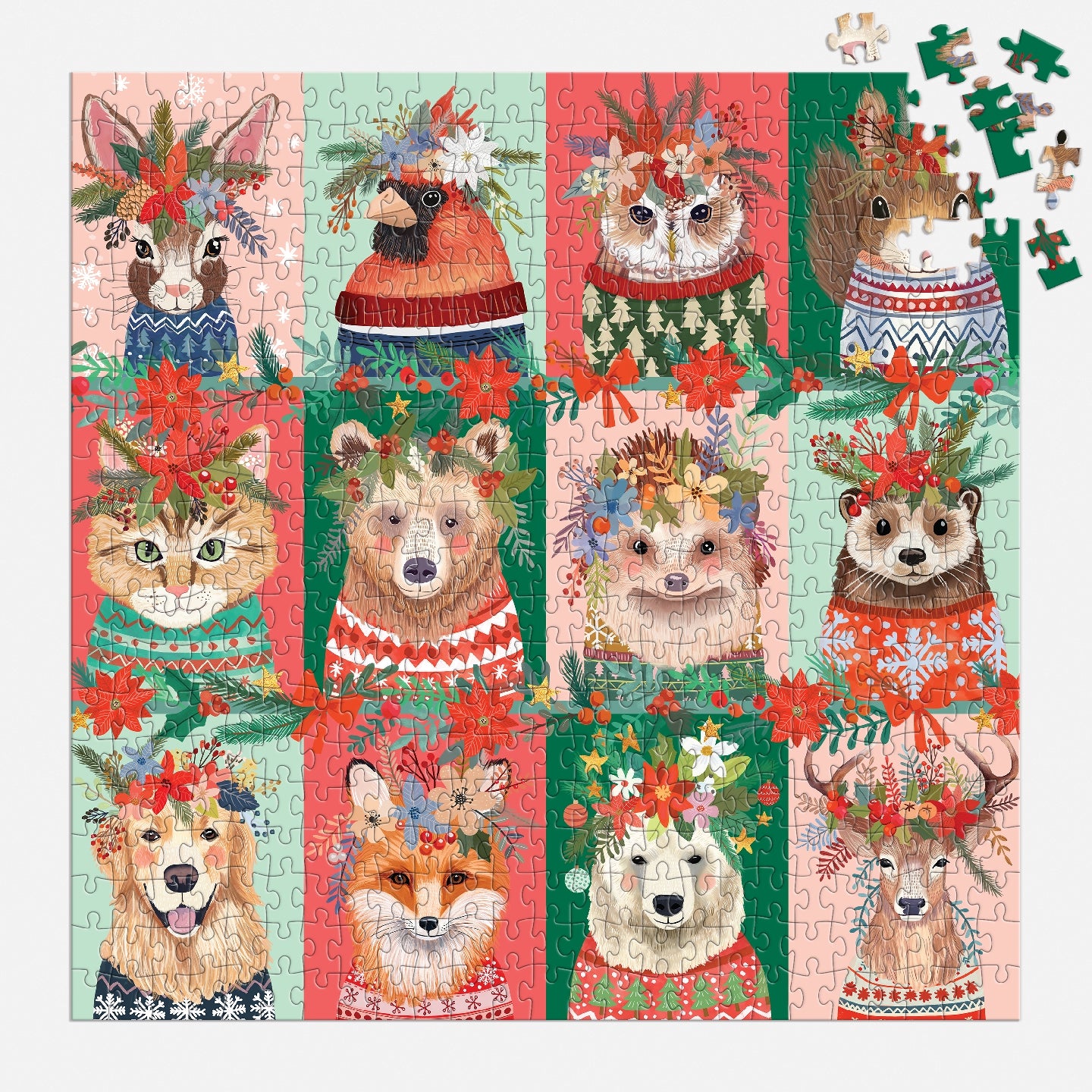 GALISON Furry And Bright 500 Piece Puzzle