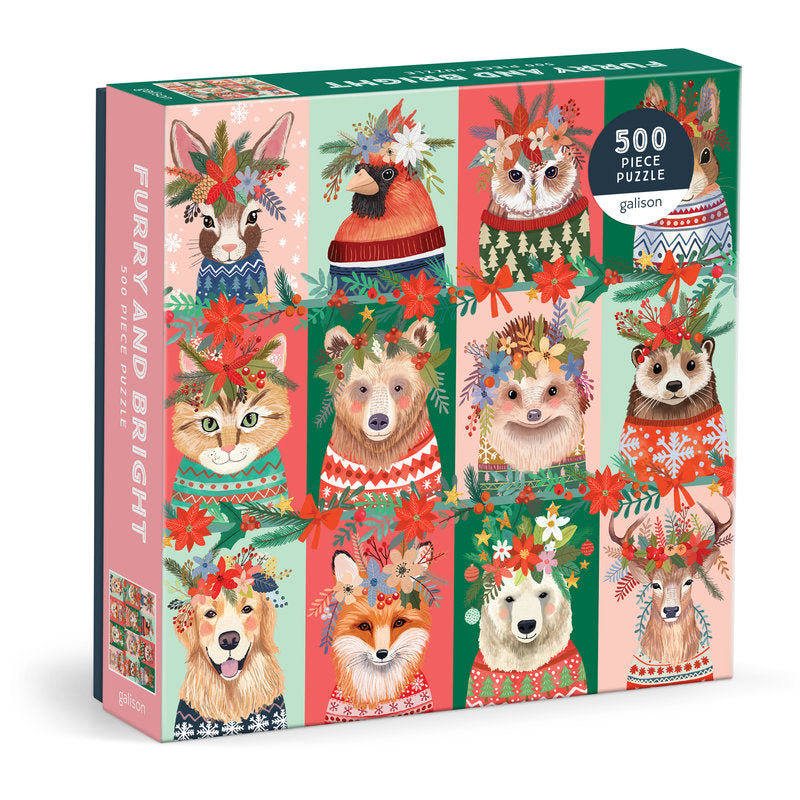 GALISON Furry And Bright 500 Piece Puzzle