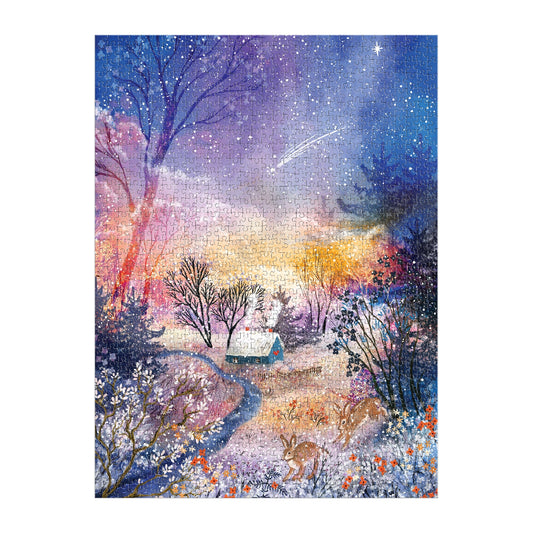 GALISON Enchanted Snowfall 1000 Piece Puzzle
