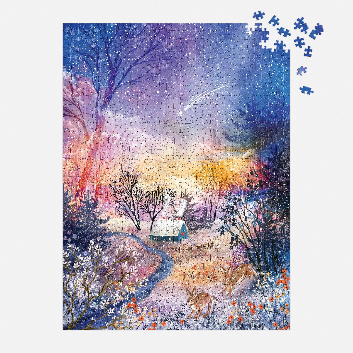 GALISON Enchanted Snowfall 1000 Piece Puzzle