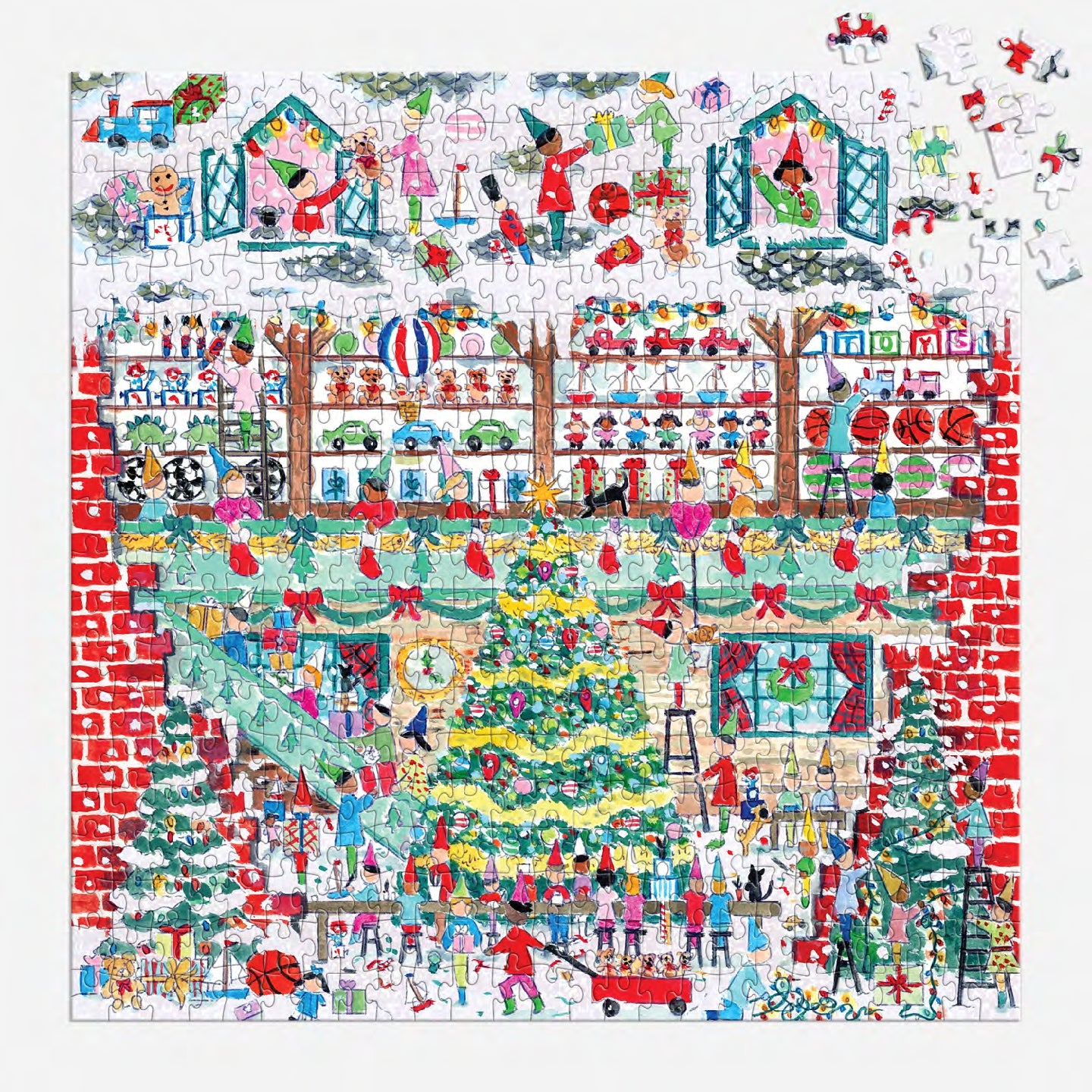 GALISON Michael Storrings Toy Workshop 500 Piece Foil Puzzle