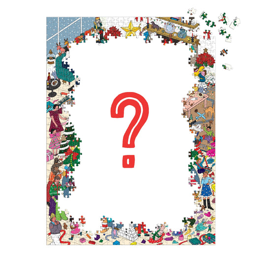GALISON Merry In the Making 1000 Piece Surprise Puzzle