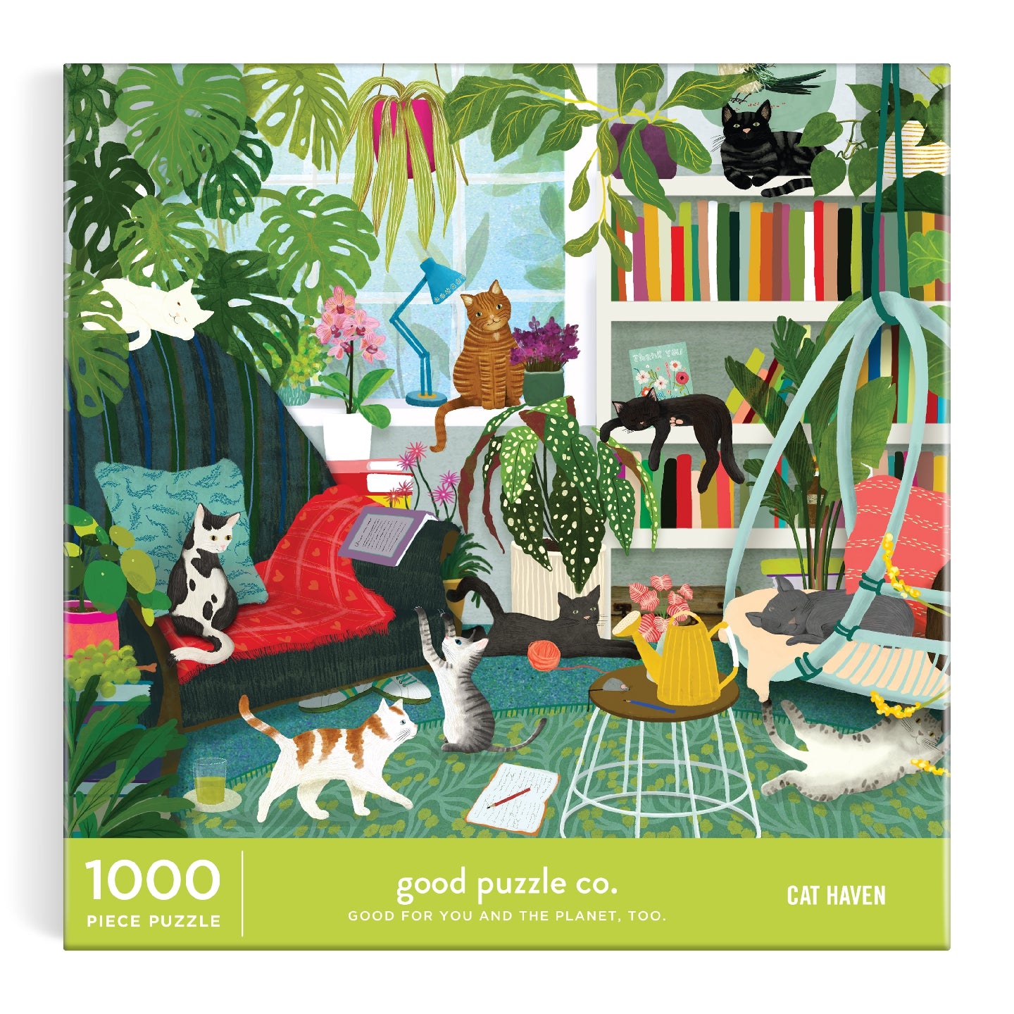 GALISON Good Puzzle Co. Cat Haven 1000 Piece Puzzle