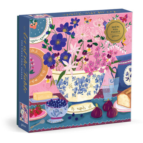 GALISON Joy Laforme Art of the Table 500 Piece Foil Puzzle