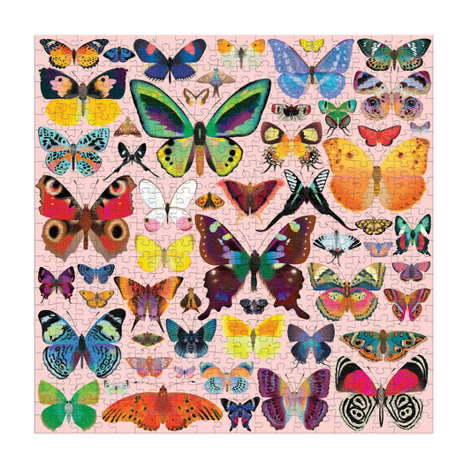 MUDPUPPY Brilliant Butterflies 500 Piece Family Puzzle