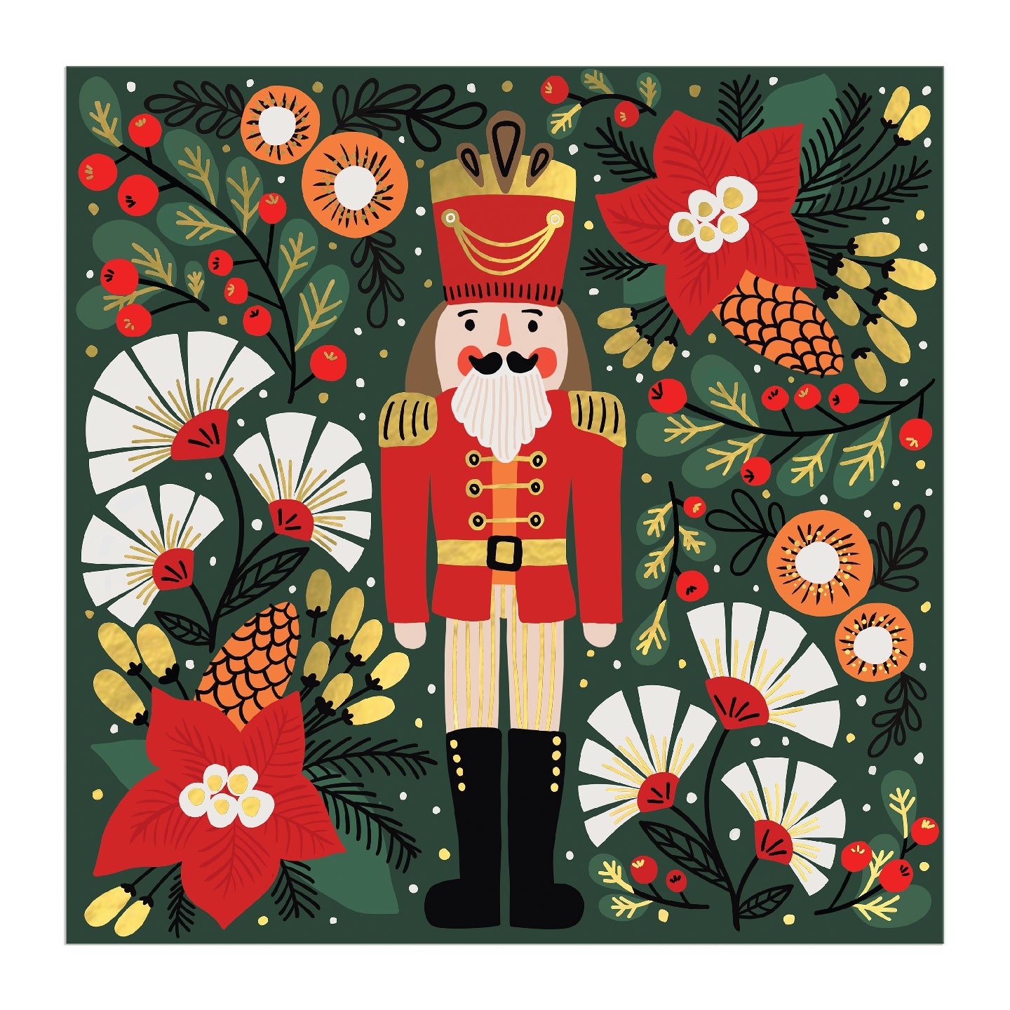 GALISON Merry Nutcracker 500 Piece Foil Puzzle