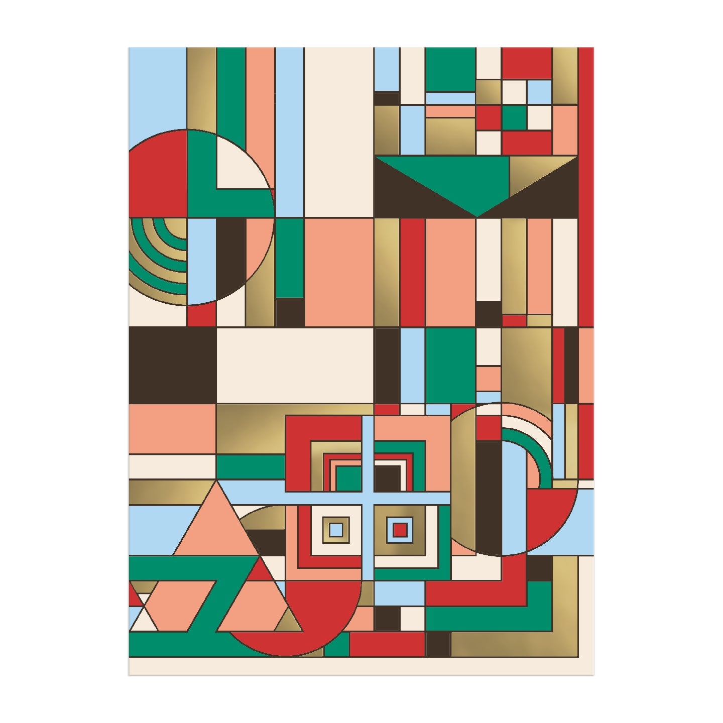 GALISON Frank Lloyd Wright December Gifts 1000 Piece Foil Puzzle