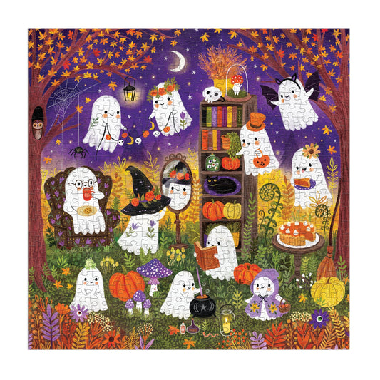 MUDPUPPY Ghostly Gathering 500 Piece Family Puzzle