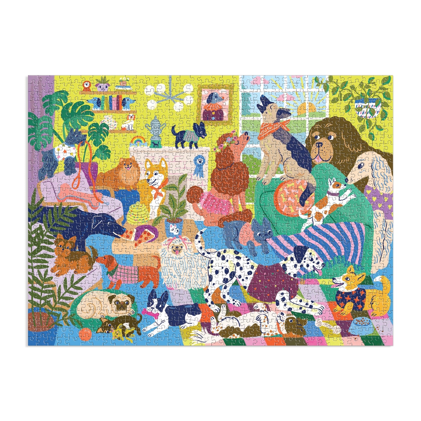 MUDPUPPY GALISON Good Dog Club 1000 Piece Family Puzzle