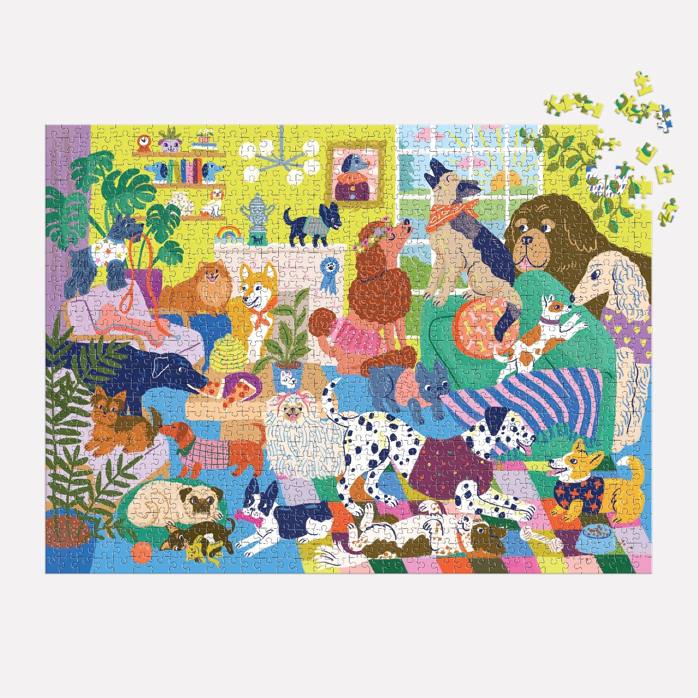 MUDPUPPY GALISON Good Dog Club 1000 Piece Family Puzzle