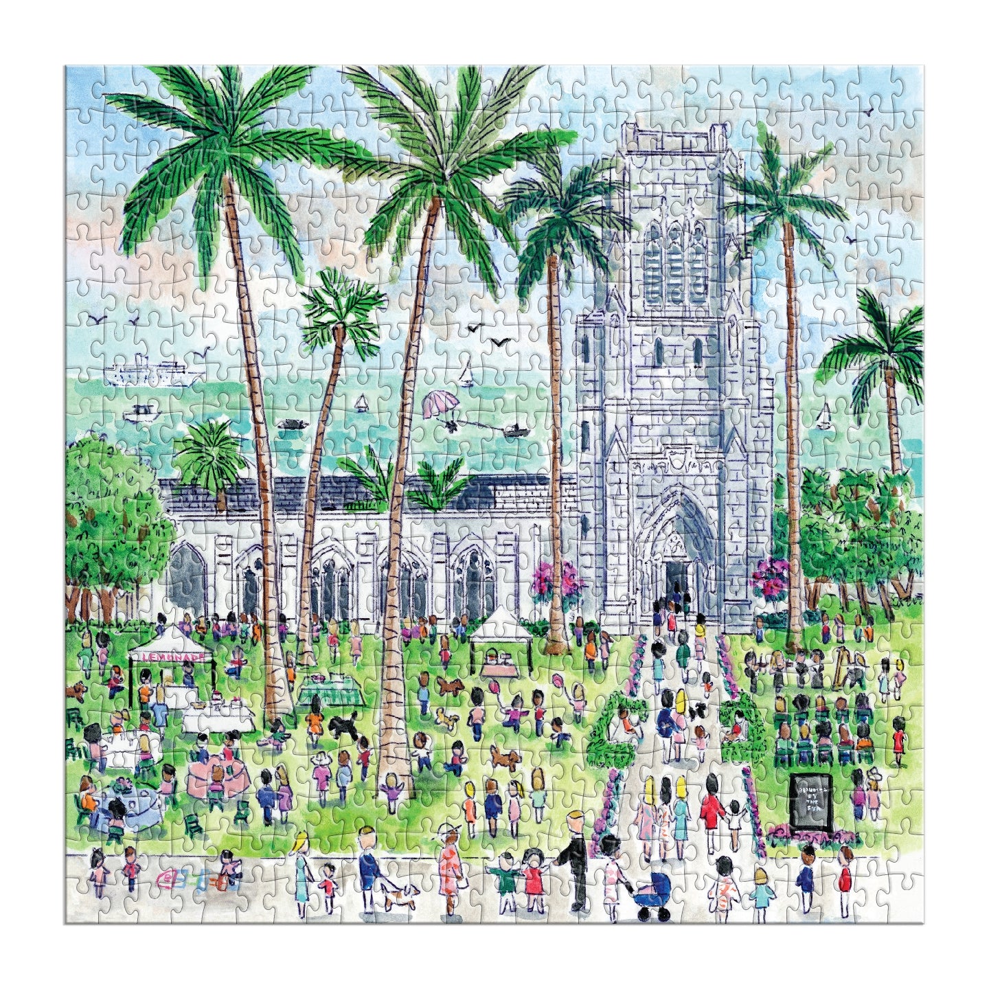 GALISON Michael Storrings Sunday in Palm Beach Bethesda by the Sea 500 Piece Puzzle