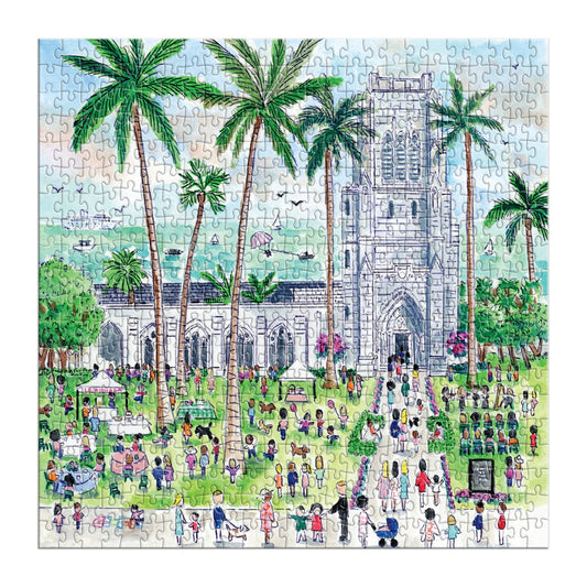 GALISON Michael Storrings Sunday in Palm Beach Bethesda by the Sea 500 Piece Puzzle