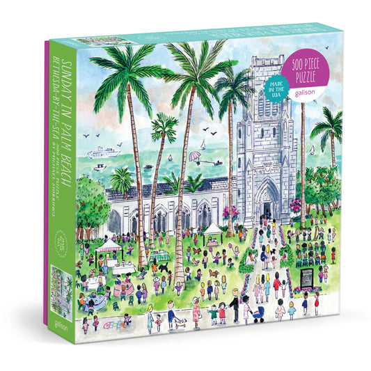 GALISON Michael Storrings Sunday in Palm Beach Bethesda by the Sea 500 Piece Puzzle
