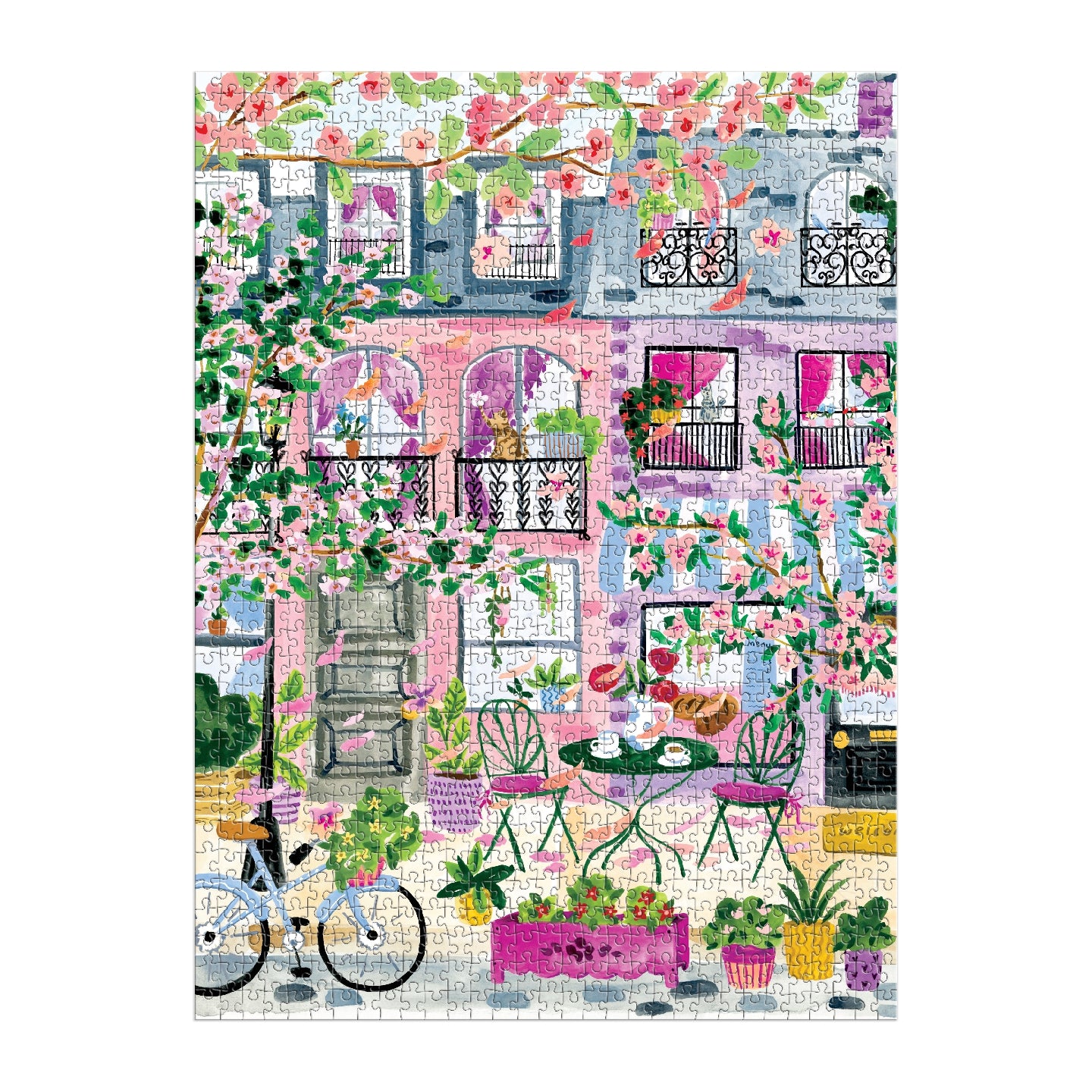 GALISON Cherry Lane Blossoms 1000 Piece Puzzle