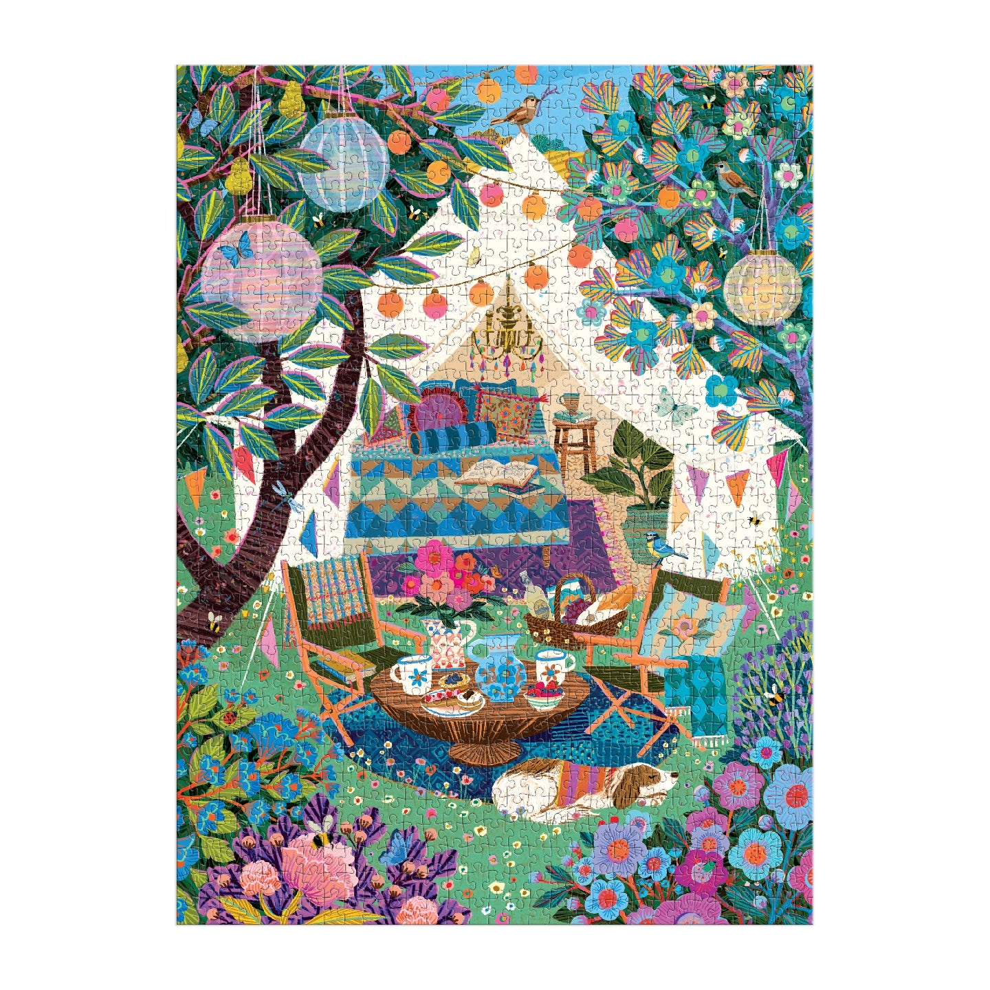 GALISON Victoria Ball Blooming Escape 1000 Piece Puzzle