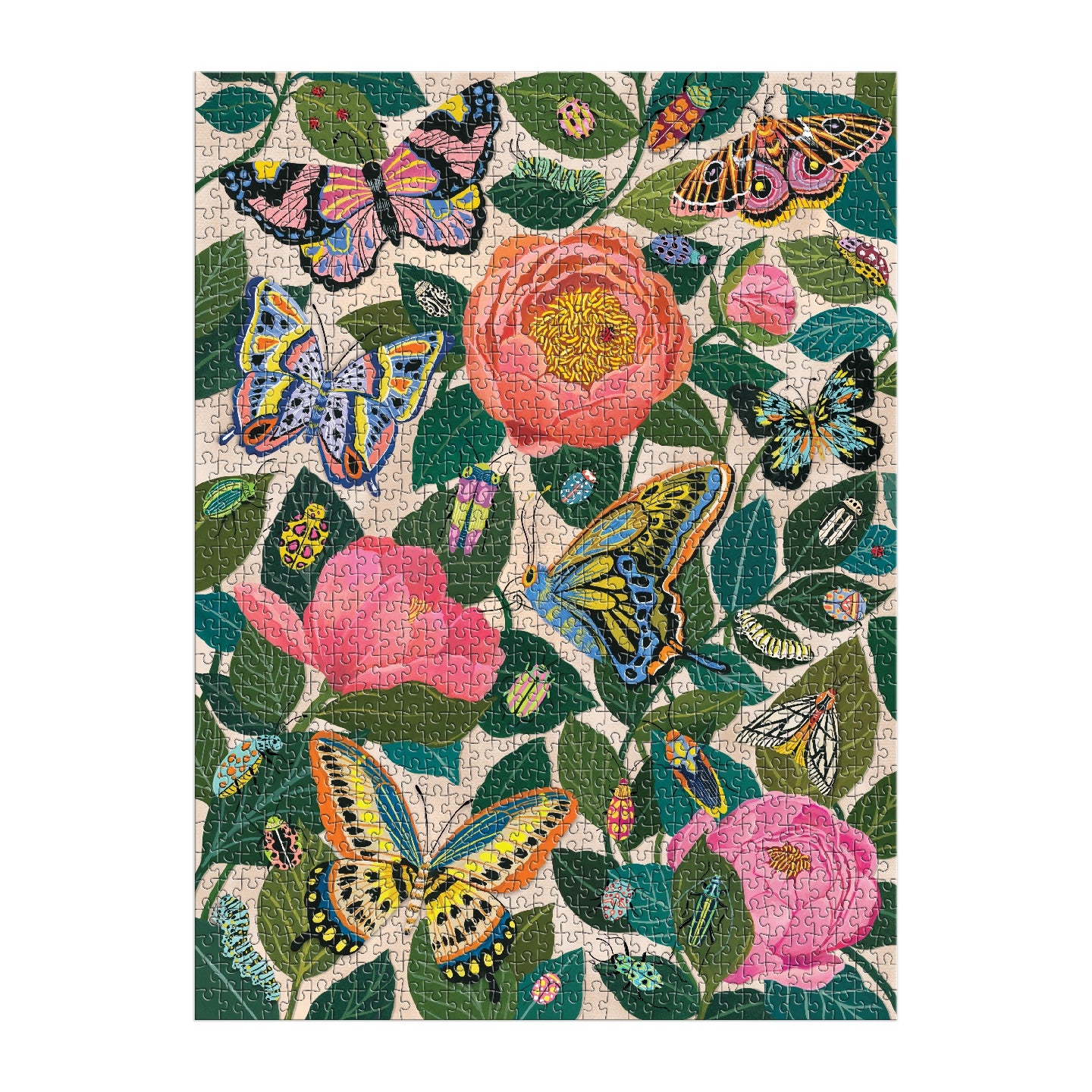 GALISON Between the Blooms 1000 Piece Foil Puzzle