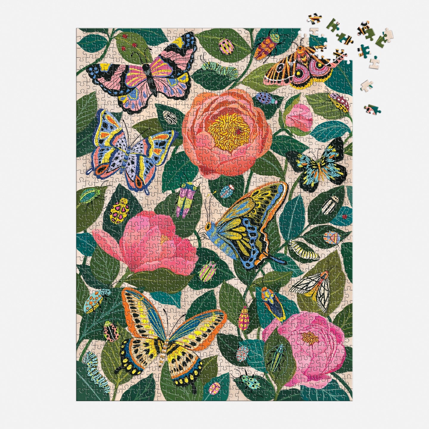 GALISON Between the Blooms 1000 Piece Foil Puzzle