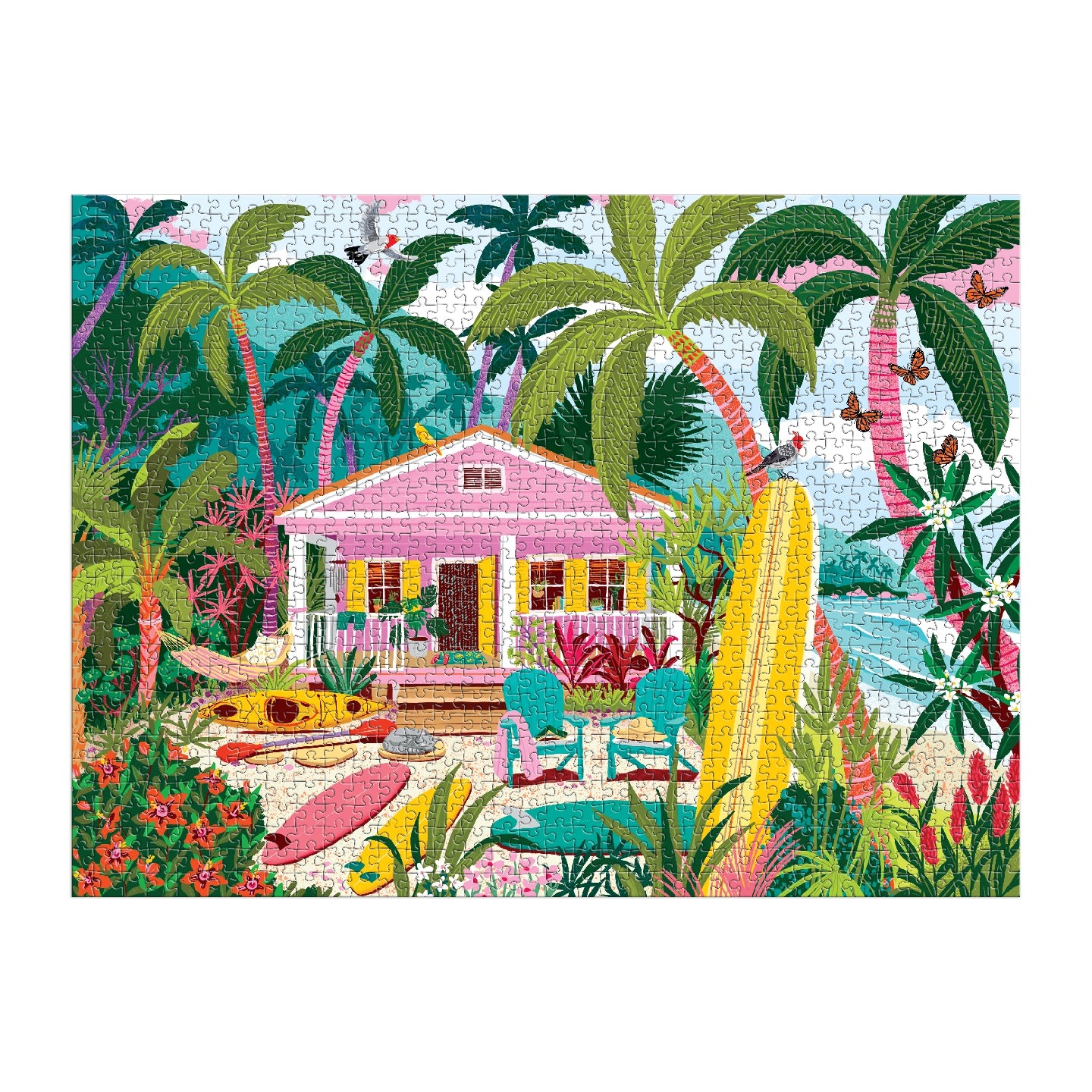 GALISON Surfside Bungalow 1000 Piece Puzzle