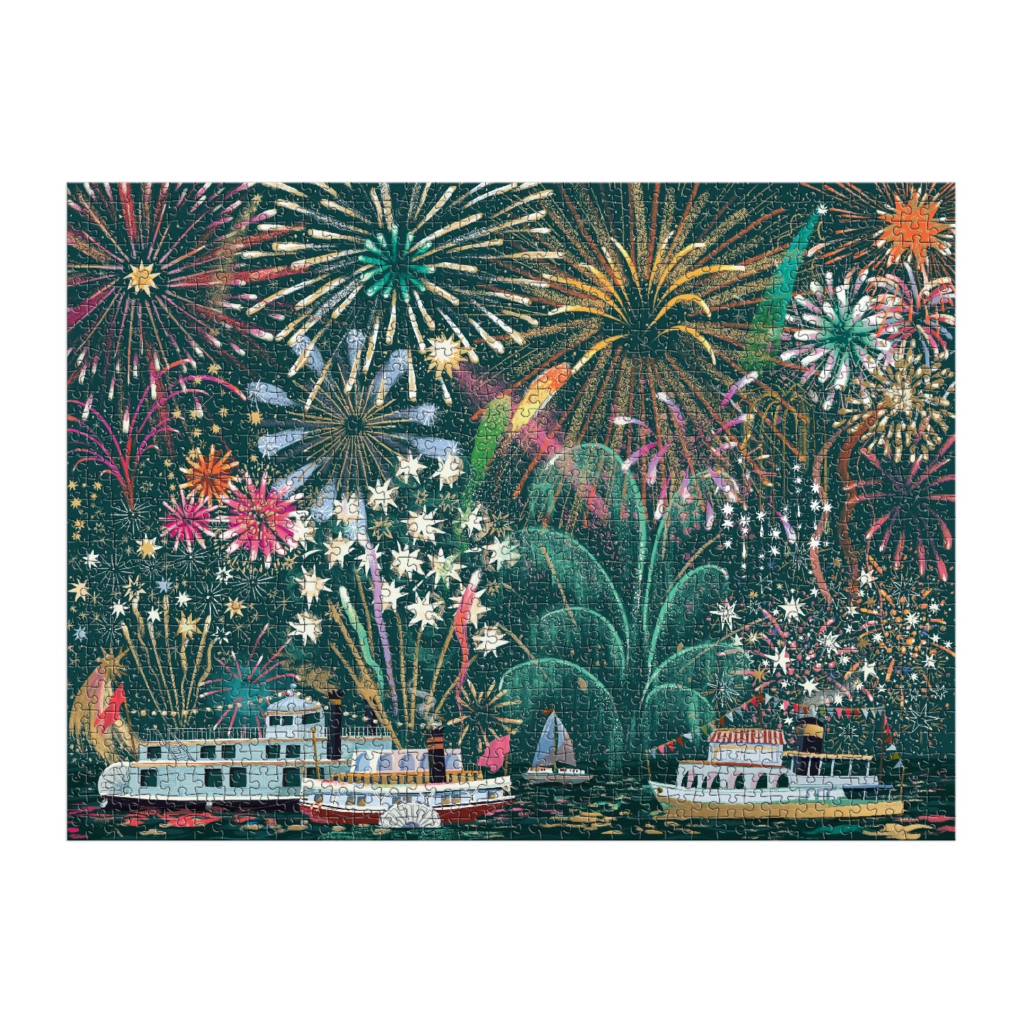 GALISON Fireworks Jubilee 1000 Piece Foil Puzzle
