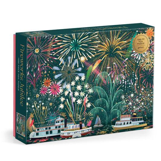 GALISON Fireworks Jubilee 1000 Piece Foil Puzzle