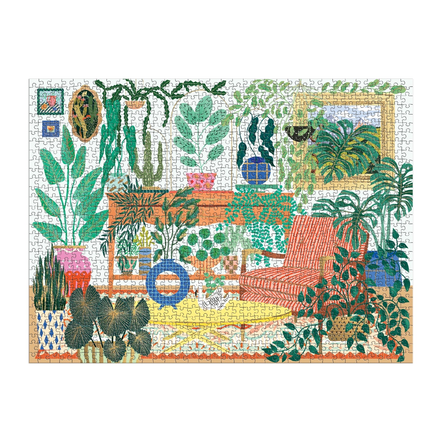 GALISON Houseplant Haven 1000 Piece Foil Puzzle