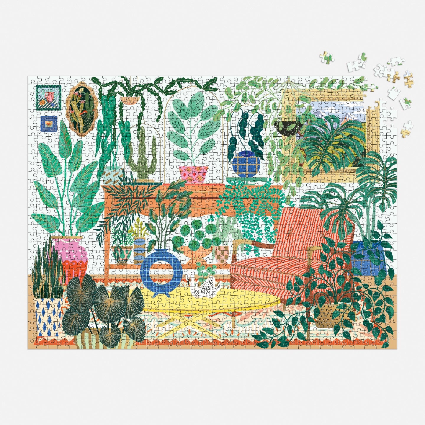 GALISON Houseplant Haven 1000 Piece Foil Puzzle