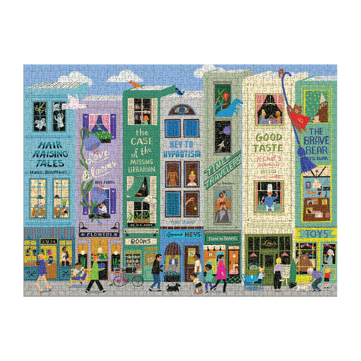 GALISON Main Street Books 1000 Piece Puzzle