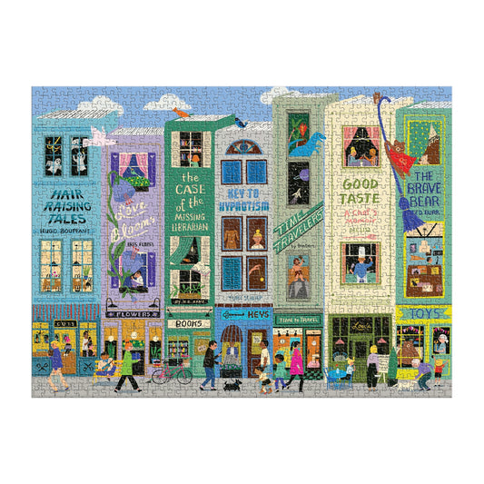 GALISON Main Street Books 1000 Piece Puzzle