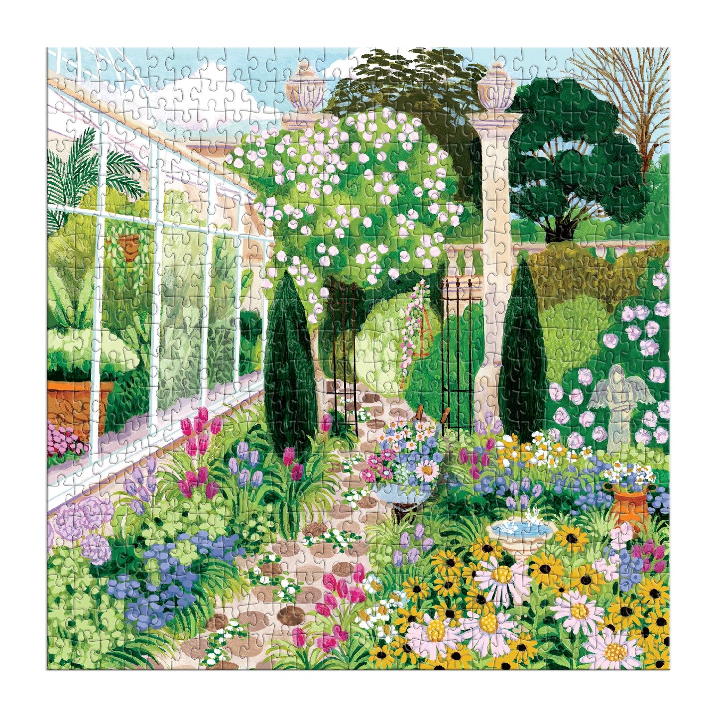 GALISON Evergreen Gardens 500 Piece Puzzle