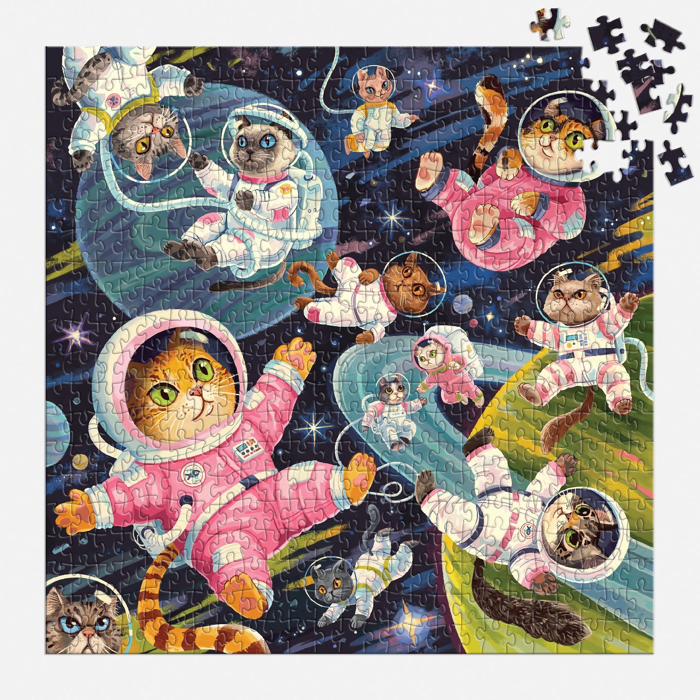 GALISON A Space Meowdyssey 500 Piece Puzzle