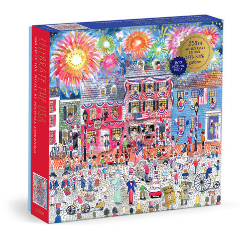 GALISON Michael Storrings Celebrate The USA 500 Piece Foil Puzzle