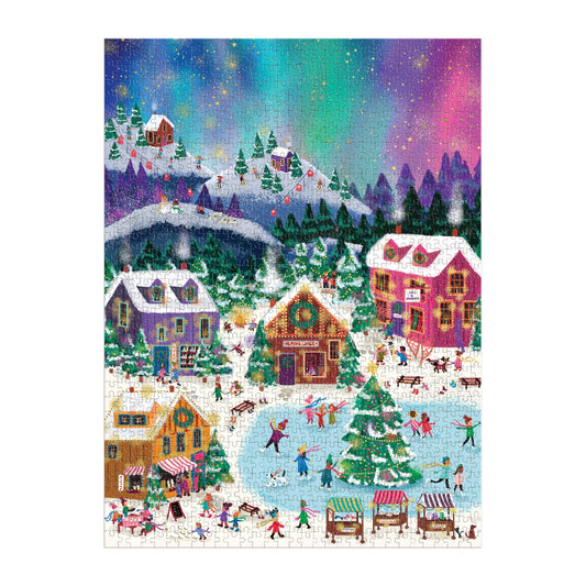 GALISON Joy Laforme Northern Lights 1000 Piece Foil Puzzle