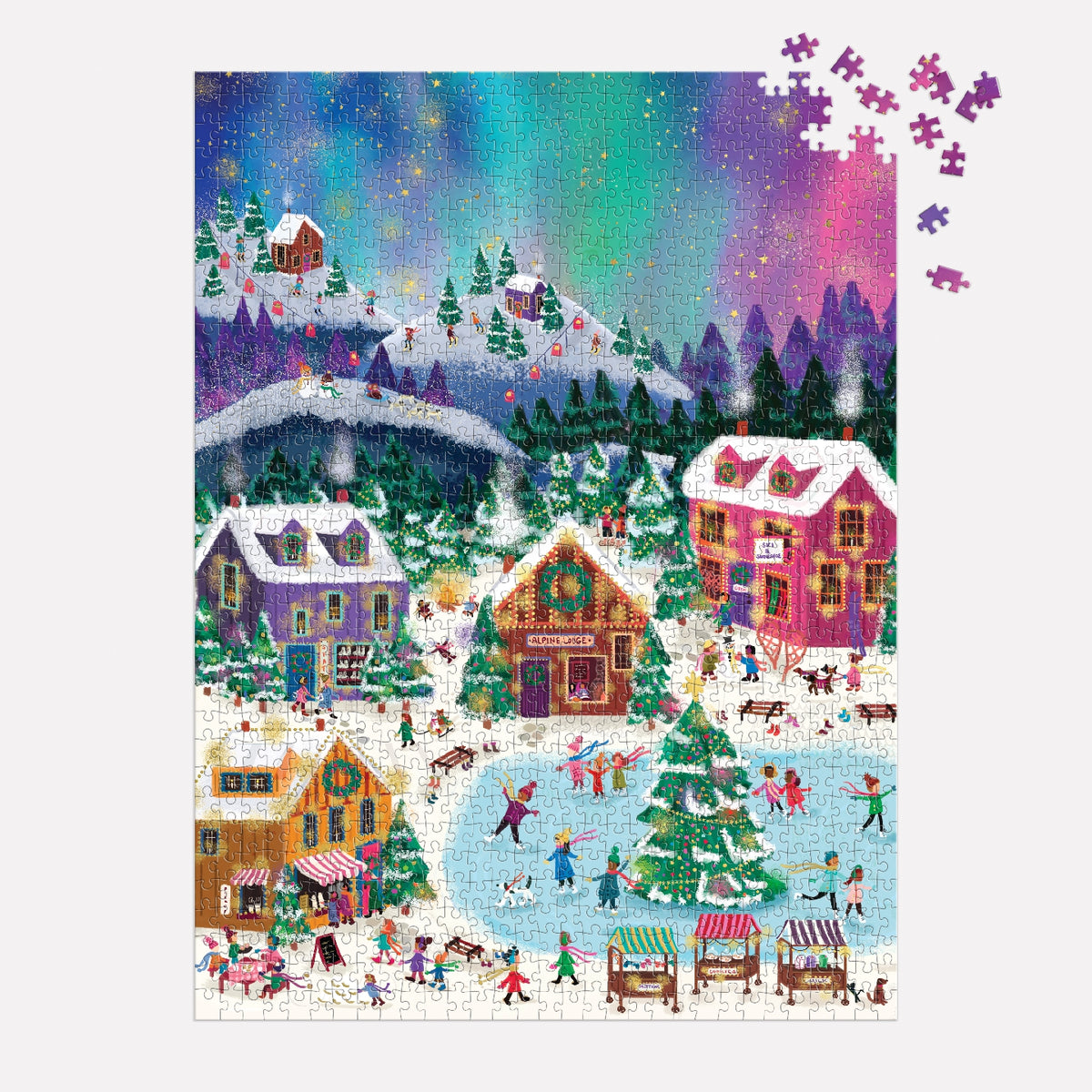 GALISON Joy Laforme Northern Lights 1000 Piece Foil Puzzle