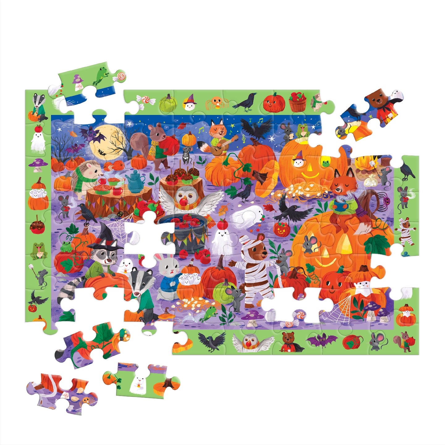 MUDPUPPY Pumpkin Patch 64 Piece Search & Find Puzzle