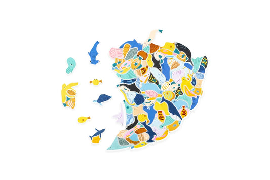 LAURENCE KING 299 Fish (and a Diver) 300 Piece Cluster Puzzle