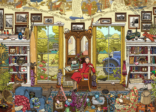 LAUREN KING The World of Agatha Christie 1000-piece Jigsaw