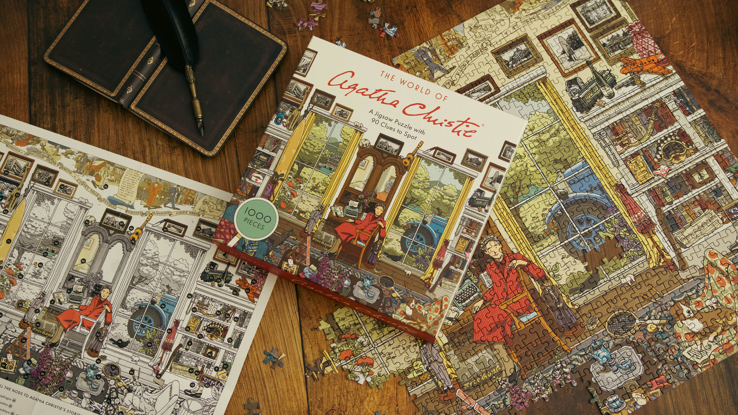 LAUREN KING The World of Agatha Christie 1000-piece Jigsaw