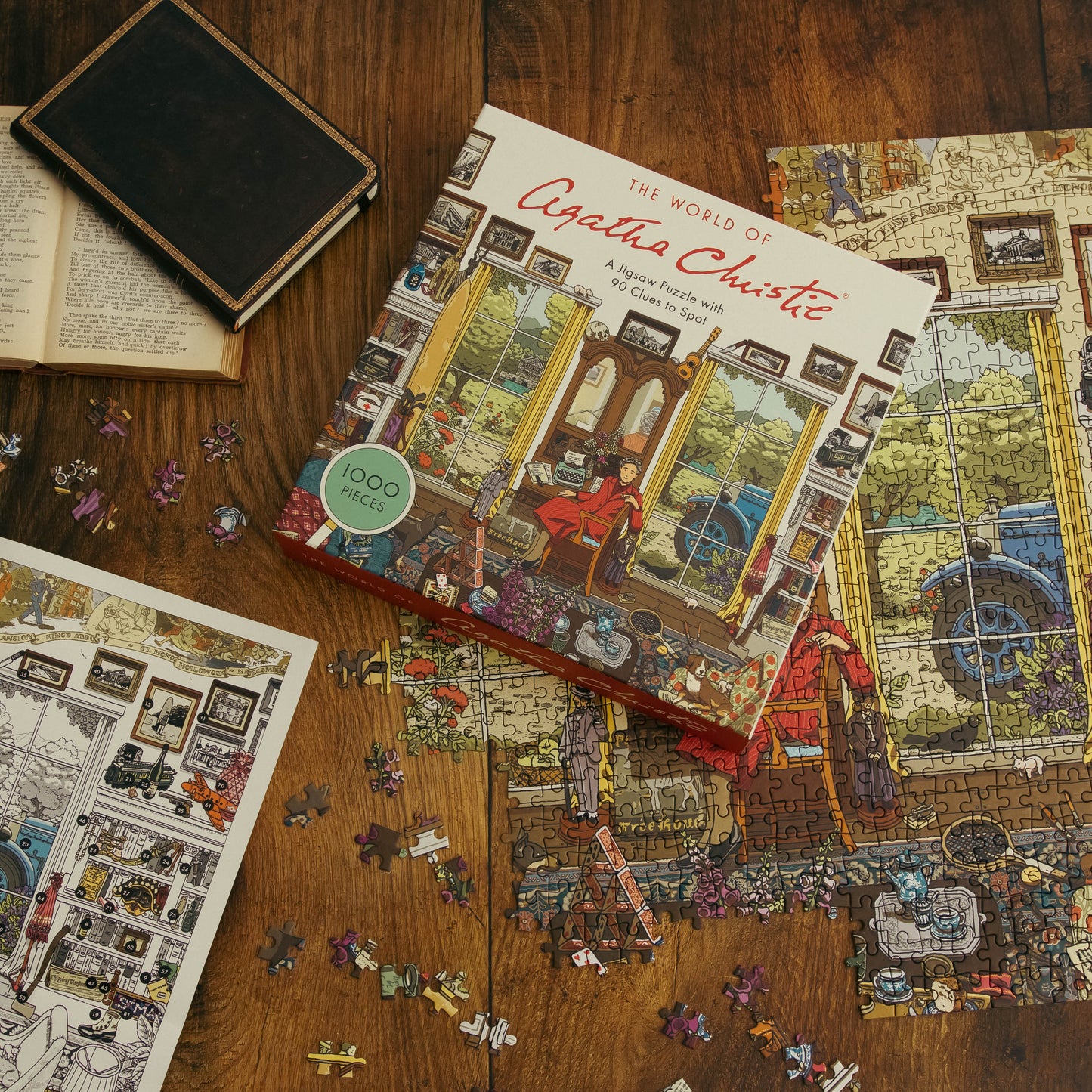 LAUREN KING The World of Agatha Christie 1000-piece Jigsaw