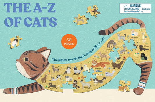 LAURENCE KING The 50-piece jigsaw puzzle that's shaped like a cat!