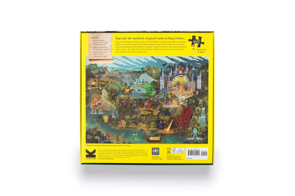 LAURENCE KING The World of King Arthur 1000 Piece Puzzle