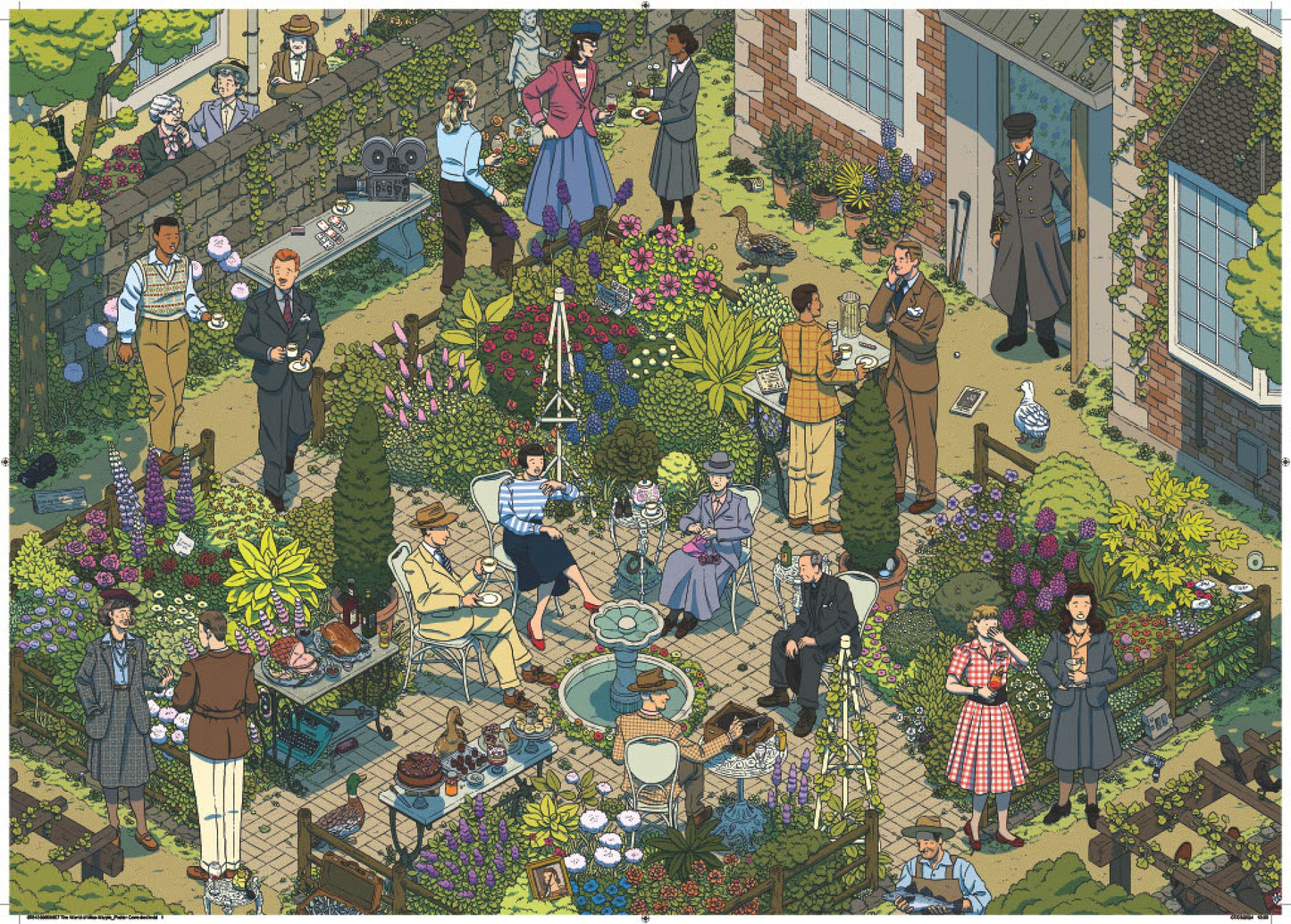 LAURENCE KING The World of Miss Marple 1000 Piece Puzzle