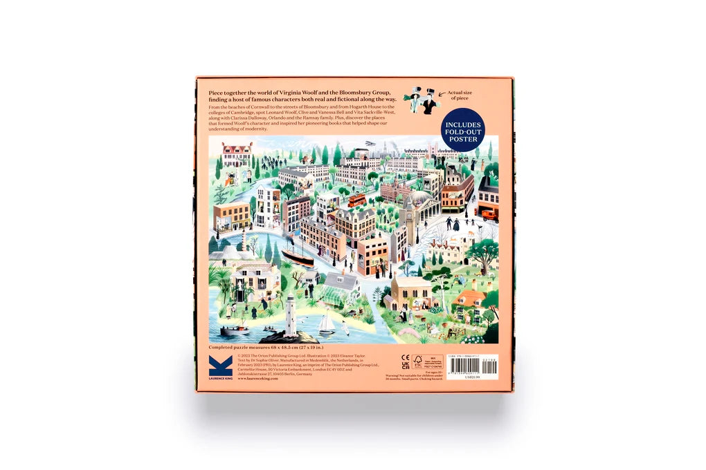 LAURENCE KING The The World of Virginia Woolf 1000 Piece Puzzle