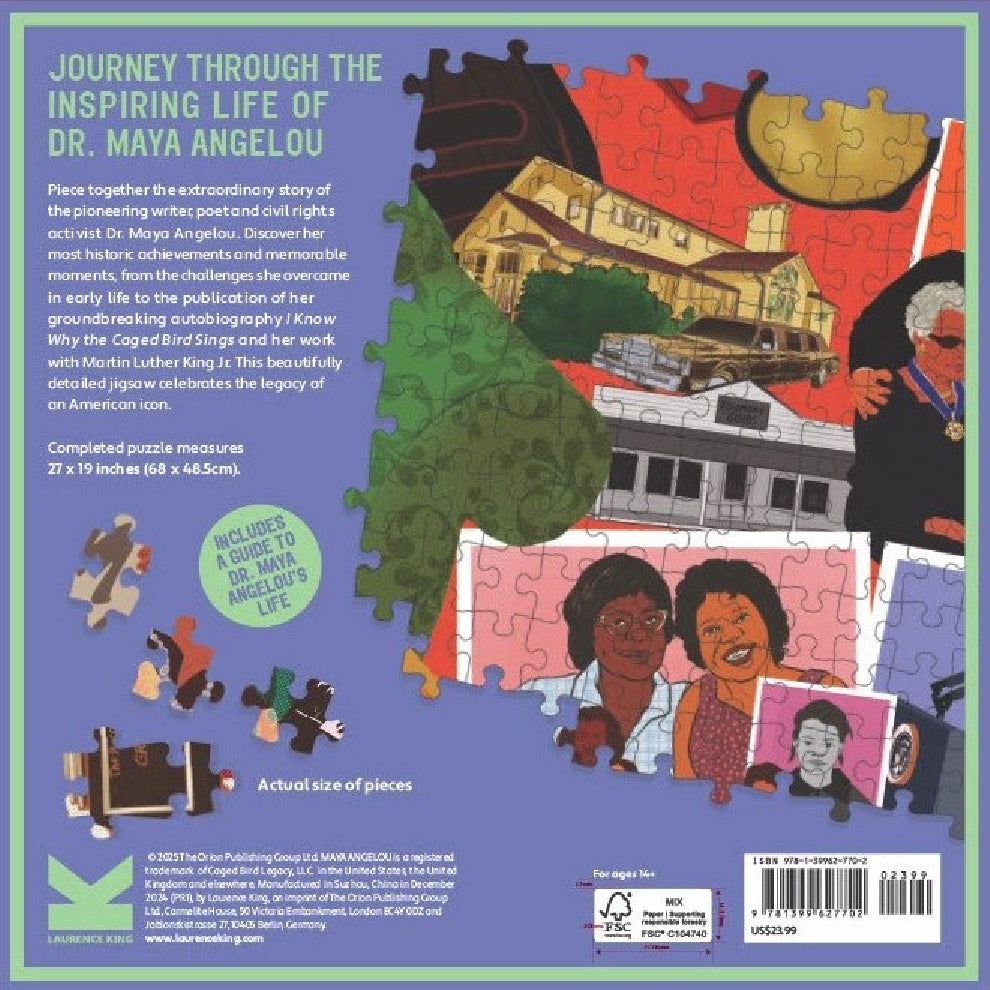 LAURENCE KING The World of Maya Angelou 1000 Piece Puzzle