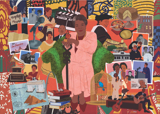 LAURENCE KING The World of Maya Angelou 1000 Piece Puzzle