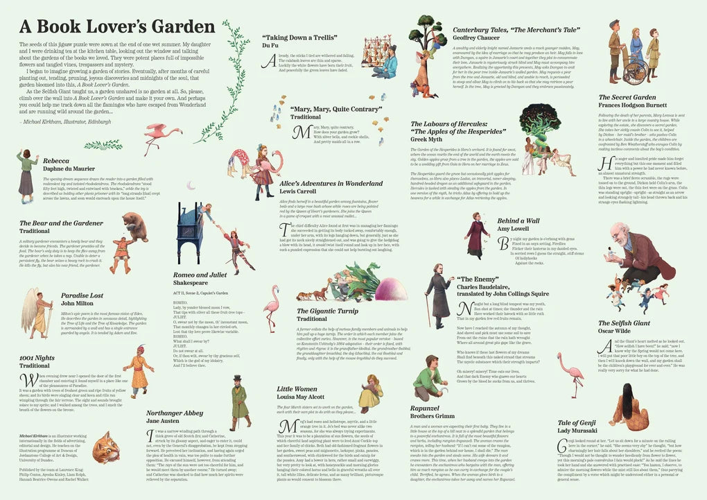 LAURENCE KING A Book Lover's Garden 1000pcs