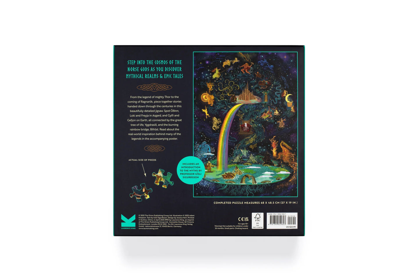 LAURENCE KING The World of Norse Mythology A 1000-piece jigsaw puzzle