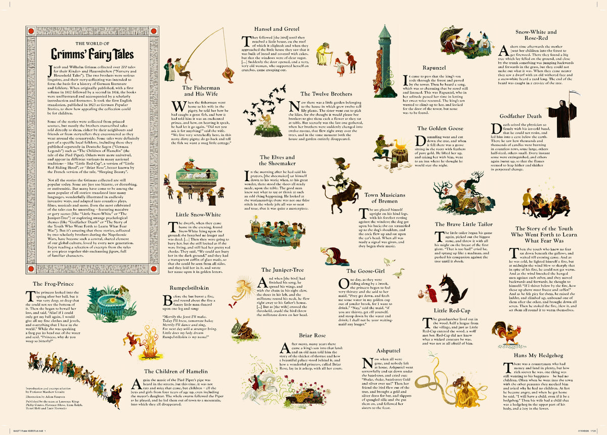 LAURENCE KING The World of Grimms' Fairy Tales A 1000-piece jigsaw puzzle